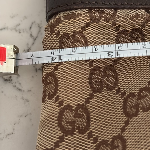 GUCCI Abbey Monogram GG Small Tote Leather Bag. Used condition. - Picture 5 of 8